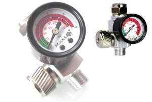 Regulator reduktor z manometrem SAGOLA RC2 pod pistolet lakierniczy jak sata iwata devilbiss
