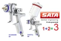 Pistolet lakierniczy SATA jet 5000 B RP 1.6 kubki RPS z krętlikiem