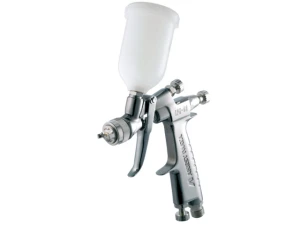 Pistolet lakierniczy Iwata LPH 80 1.0 mm MINI do retuszu i zaprawek z dwoma kubkami 70 i 250 ml