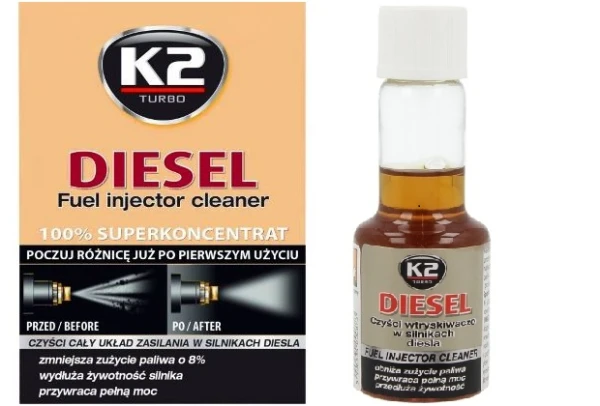 Spray do czyszczenia wtryskiwaczy K2 DIESEL 50ml dodatek do paliwa