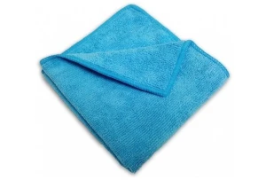 Mikrofibra 40x40cm 320gms mikrowłókno 80/20 do czyszczenia polerowania light blue Niebieska