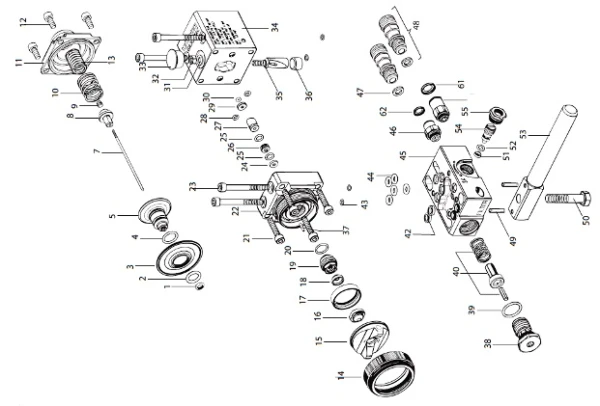 Pierścień głowica pistolet Wagner GA3000 AC p17 364301