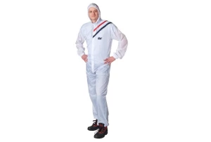 Kombinezon lakierniczy wielorazowy COLAD WHITE S 48 antystatyczny z kieszeniami nylonowy