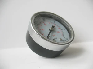 Manometr ze szklaną szybką fi 50 przyłącze 1/8 tył do 12 bar z mocowaniem do panelu