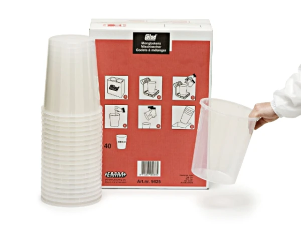 Kubek do mieszania lakieru Colad 6000ml 6L z podziałką drukowaną