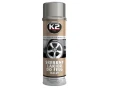 Spray srebrny lakier renowacjia zabezpieczenie felg samochodowych K2 0.5L