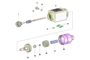 Cylinder pistoletu AVX kremlin 129.690.040 poz 29 rys