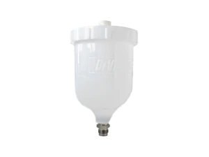 Kubek do pistoletu lakierniczego Devilbiss 0.6L GTI FLG GFC-501 biały Oryginał