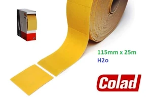 Papier ścierny na gąbce COLAD 115mm x 25m P180 gold soft flex