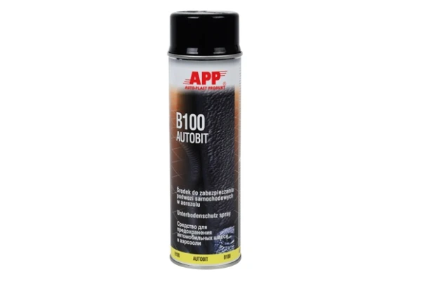 Spray Baranek APP B100 Autobit 0,5L czarny ochrona i konserwacja podwozia