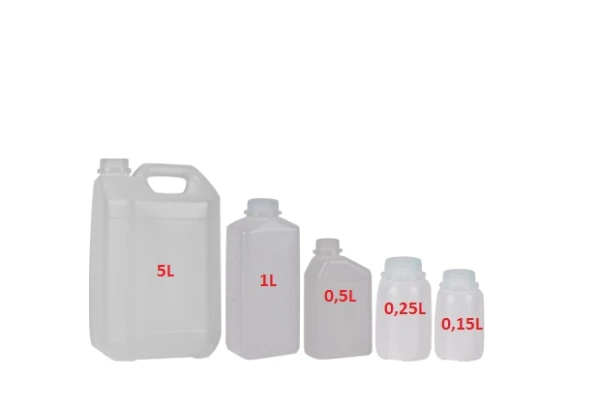 Pojemnik Butelka plastikowa do bejc farb lakierów 0.15L