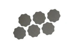 Papier ścierny APP fi30 mm P2500 12szt gwiazdki do wtrąceń płatki na klej