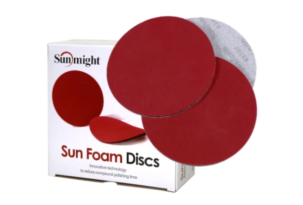 Papier ścierny krążek na gąbce fi150 P3000 SUNMIGHT SUNFOAM SU96225  jak ABRALON