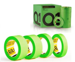 Taśma maskująca Q1 High Performance 24mm x 50m 110c 36op zielona