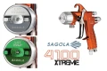 Pistolet lakierniczy SAGOLA 4100 XTREME 1.0 XT01B EPA