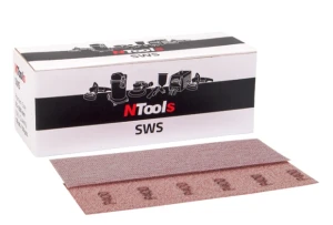 Papier ścierny Ntools SWS 70x198mm P180 50szt siatka na rzep nie zapycha się jak abranet sunnet