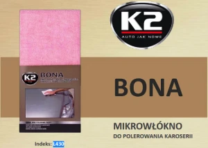 Mikrofiibra 40x40cm do polerowania czyszczenia karoserii K2 mikrowłóknina BONA
