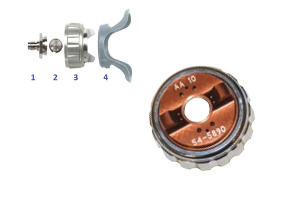 Gniazdo dyszy iglicy pistolet Binks AA4400 54-5799-K P3 P1