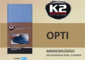 Mikrofibra 40x40cm do czyszczenia szkła i plastików K2 OPTI mikrowłókno niebieska
