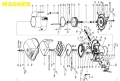 Zestaw uszczelek hydraulika WAGNER LEOPARD 35-70 70/150 góra i dół 0367991-0368991