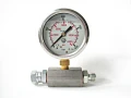 Manometr MF 1/4 LINIOWY 400 BAR do agregatu GRACO AIRLESSCO WAGNER TITAN