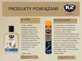 Preparay do czyszczenia renowacji skóry K2 Auron zestaw czyści zabezpiecza!