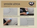 Pasta polerska mleczko K2 VENOX 180g z gąbką do aplikacji i usuwania rys gratis