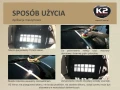 Pasta polerska mleczko K2 VENOX 180g z gąbką do aplikacji i usuwania rys gratis