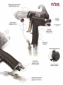 Pistolet elektrostatyczny RANSBURG RANSFLEX 65kV LP turbina z wężami 10m