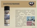 Spray lakier czarny mat akryl K2 500ml