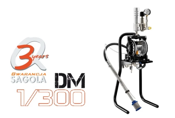 Pompa membranowa SAGOLA DM300 pistolet 4100 XTREME 1.2 XT01B jak KREMLIN IWATA WAGNER