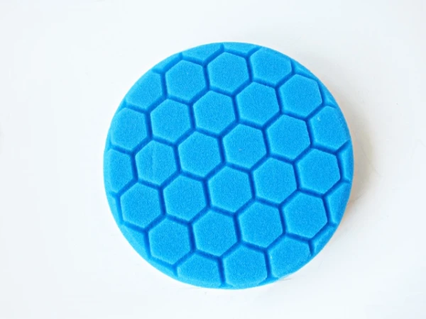 Tarcza gąbka polerska na rzep BlueCar niebieska 150 mm