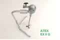 Mieszadło pneumatyczne H451 ATEX na stojaku do farby bejcy lakieru