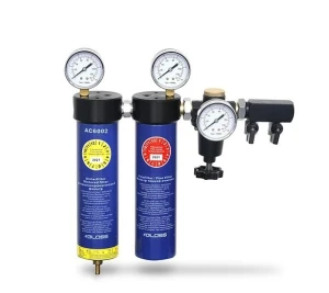 Odwadniacz filtr reduktor powietrza TopFinish AC-6002 5200 z manometrem i regulatorem filtrem oleju 2500l/min