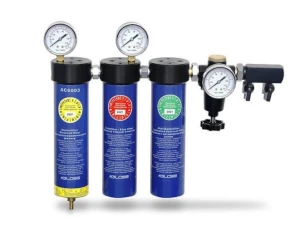 Odwadniacz filtr reduktor powietrza TopFinish AC-6003 5300 z manometrem i regulatorem filtr węglowy 2500l/min